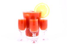 Juice Tomato Royalty Free Stock Photography Juice Tomato Royalty Free Stock Photography