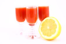 Juice Tomato Royalty Free Stock Image Juice Tomato Royalty Free Stock Image