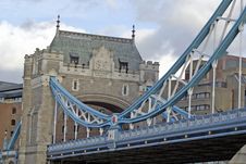 Full Arch Of The Tower Bridge Royalty Free Stock Image Full Arch Of The Tower Bridge Royalty Free Stock Image