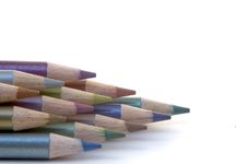 Pencil Crayons Stock Images