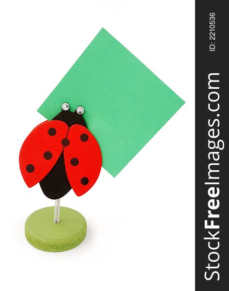 Ladybird Memo-holder