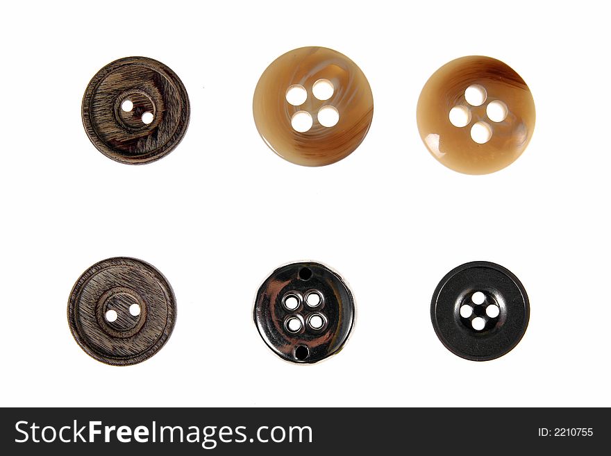 Photo of buttons in different size