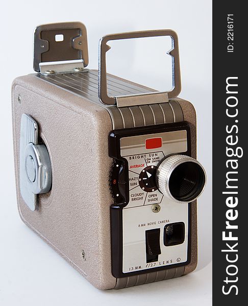 Old Handheld Movie Camera