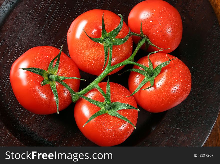 Tomatoes In Bunch