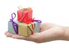 Gift Boxes Royalty Free Stock Photography Gift Boxes Royalty Free Stock Photography