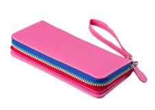 Colorful Leather Woman Wallet Royalty Free Stock Photo