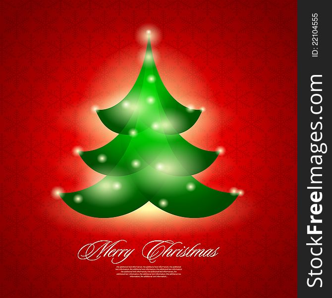 Vector background on the Christmas theme. Vector background on the Christmas theme