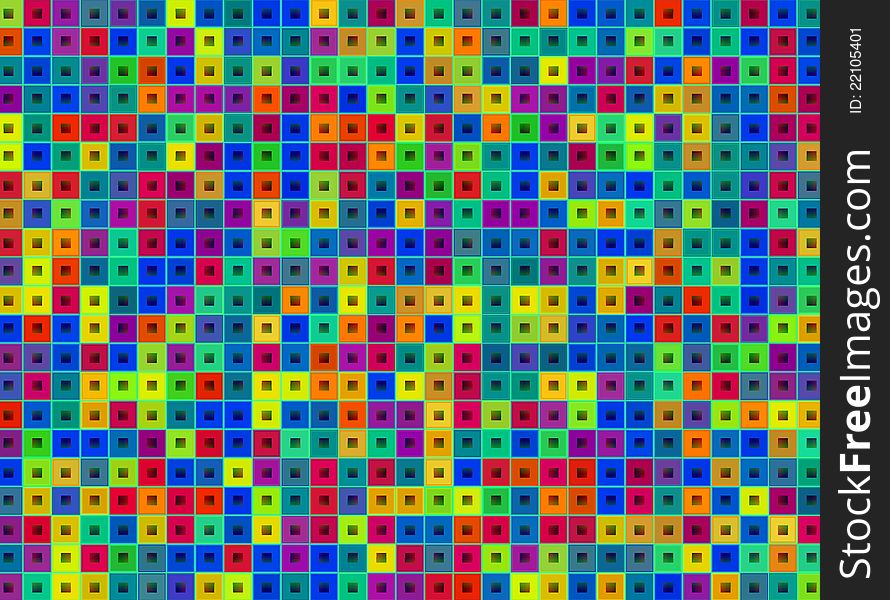 Abstract Multicolor Squares  Background