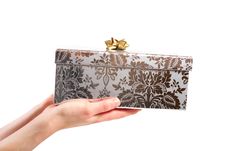 Gift Box In The Hands Royalty Free Stock Photo