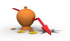 Economic Crisis Concept Royalty Free Stock Image Economic Crisis Concept Royalty Free Stock Image