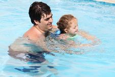 Learning How To Swim Stock Photo Learning How To Swim Stock Photo