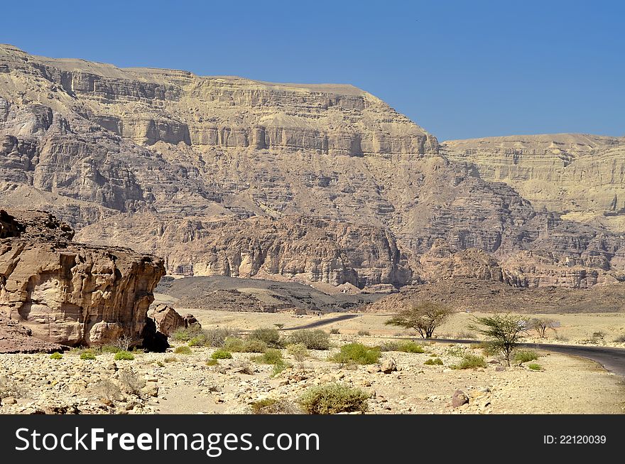 Geological Formations In Timna Park, Israel