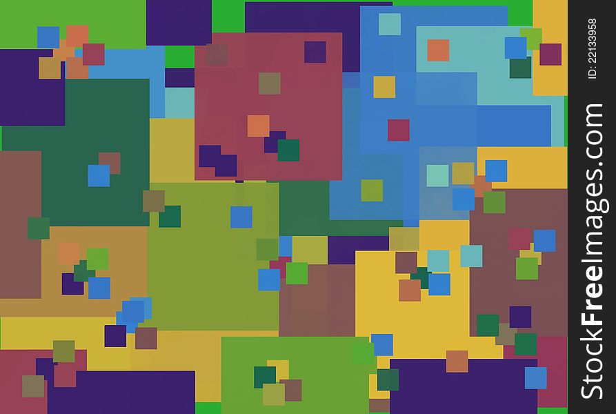 Multicolored Squares