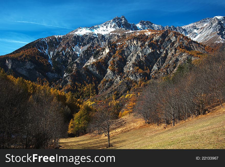 HDR alpine landscape