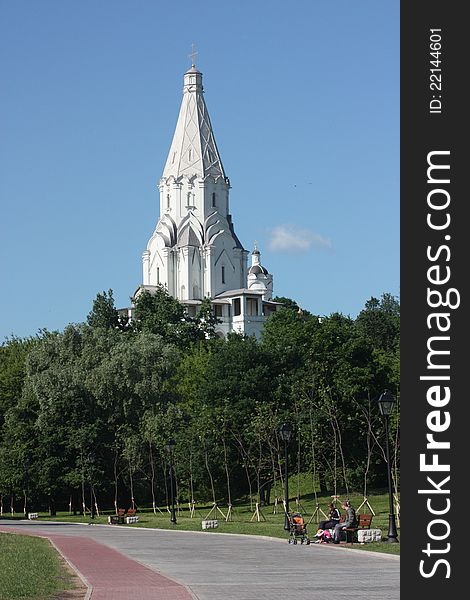 Moscow. Church of Vozneseniay in the estate Kolome