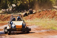 Driving A Buggy Stock Photography Driving A Buggy Stock Photography