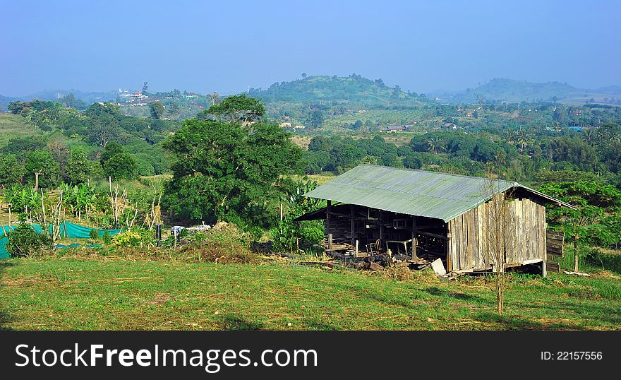 Once building in Landscape, Khao Yai Thailand