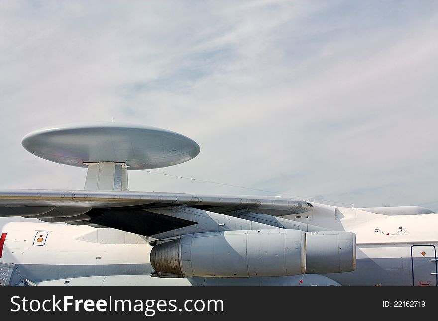 AWACS aircraft IL 76 at Moscow Air Show MAKS 2011. AWACS aircraft IL 76 at Moscow Air Show MAKS 2011