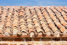 Old Roof Tiles Royalty Free Stock Image Old Roof Tiles Royalty Free Stock Image