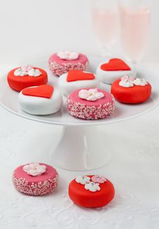 Petit Fours For Holiday Stock Image