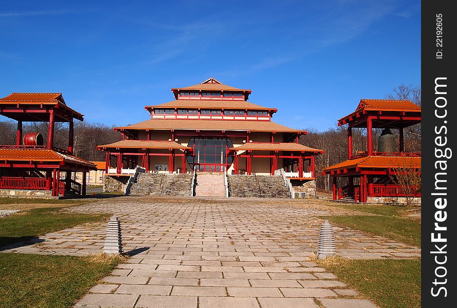 Picture of the Buddha monastery in Carmel, NY