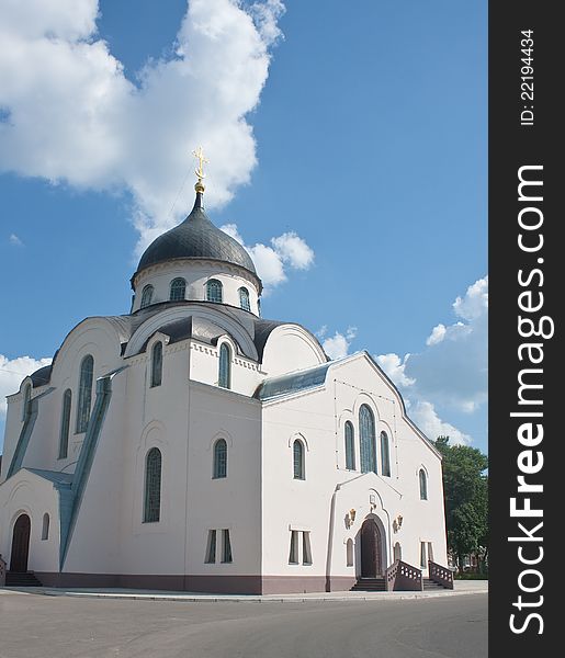 View of christian orthodox church