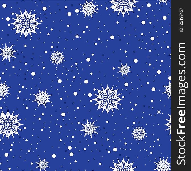 Blue background with beautiful snowflakes. Blue background with beautiful snowflakes