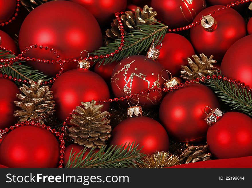 Red Christmas Balls