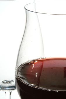 Two Wine Glasses With Red Wine Royalty Free Stock Photo Two Wine Glasses With Red Wine Royalty Free Stock Photo