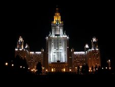 Moscow State University Royalty Free Stock Images Moscow State University Royalty Free Stock Images