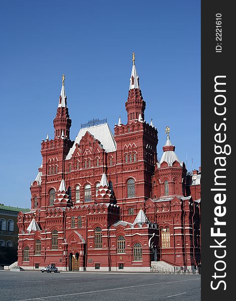 The center of Moscow. The Red square. The center of Moscow. The Red square