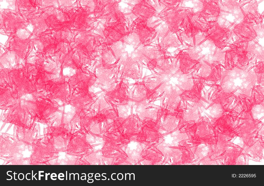 Computer generated illustration of horizontal pink background