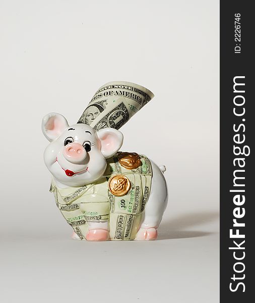 Money-box, looking like a pig