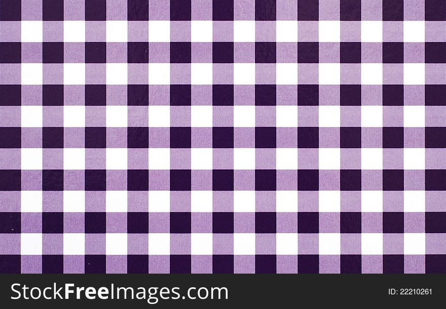 Small purple and white squares