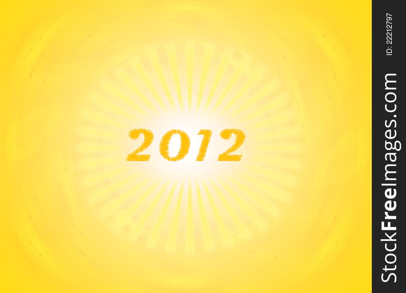 Solar New Year Background