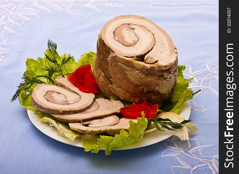 Photo of meatloaf on plate