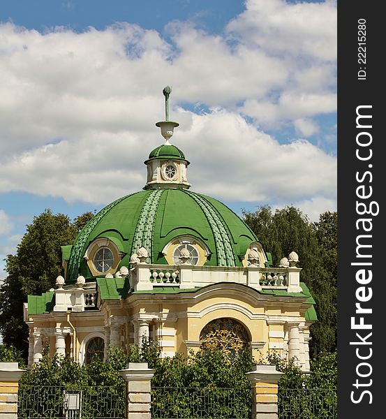 View of the Grotto in Kuskovo estate