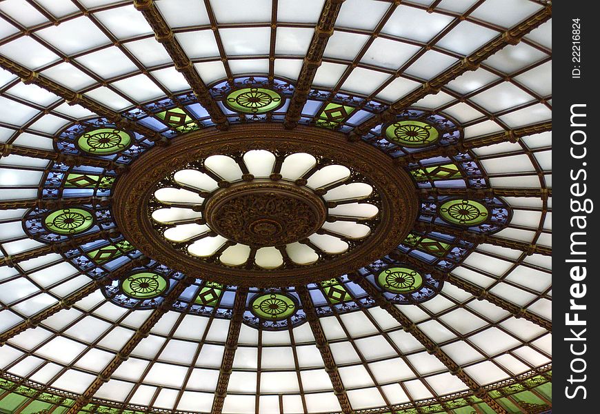 Dome architectural with decorative elements
