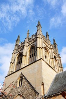 Church Spire In Oxford City Royalty Free Stock Photos
