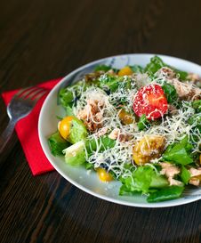 Salmon Salad Royalty Free Stock Photo Salmon Salad Royalty Free Stock Photo