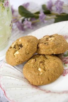 Close Up Three Of Cookies Royalty Free Stock Photos Close Up Three Of Cookies Royalty Free Stock Photos