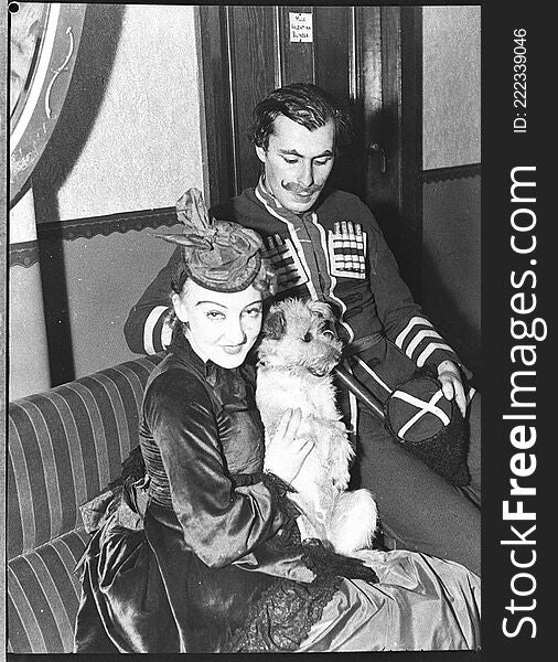 &#x27; ... When that troupe sailed to New Zealand from Australia in March 1937 â€œa new member of the company went with themâ€, reported the Adelaide newspaper, The Mail. 

â€œHe is, without a doubt, the most popular member of the company. And his name is Aspa. He is only a tiny dog, but he is the inseparable pal of Alexis Frank and Betty Souvorova, who picked him up starving on the streets of Kingâ€™s Cross. 

â€œAs he stepped from a shop one night Mr Frank stepped on a dog, which limped off licking a damaged paw. Miss Souvorova consoled the dog with a piece of chicken. Since then he has rarely been apart from his master and mistress who, in reality, are Mr and Mrs Frank. 

â€œHe goes to every ballet and never misses a party with his master and mistress. The name Aspa which they gave him, is the Russian equivalent of â€˜Fidoâ€™. The whole company co-operated to keep Aspa with them while they toured New Zealandâ€. 

In her letters home to her mother in England, Betty referred to the dog as Apsia, not Apsa, and wrote of how much she cried when she left him with the Allen family &#x28;of the law firm, Allen, Allen &amp; Hemsley&#x29; when the Australasian tour finally ended in July.&#x27; 

Reference: 
Extract from &quot;Dancers and dogs all at sea&quot; / Valerie Lawson. Dancelines [blog]. dancelines.com.au

Format: Negative

Find more detailed information about this photographic collection:  acms.sl.nsw.gov.au/item/itemDetailPaged.aspx?itemID=15662

Search for more great images in the State Library&#x27;s collections: acms.sl.nsw.gov.au/search/SimpleSearch.aspx

From the collection of the State Library of New South Wales www.sl.nsw.gov.au. &#x27; ... When that troupe sailed to New Zealand from Australia in March 1937 â€œa new member of the company went with themâ€, reported the Adelaide newspaper, The Mail. 

â€œHe is, without a doubt, the most popular member of the company. And his name is Aspa. He is only a tiny dog, but he is the inseparable pal of Alexis Frank and Betty Souvorova, who picked him up starving on the streets of Kingâ€™s Cross. 

â€œAs he stepped from a shop one night Mr Frank stepped on a dog, which limped off licking a damaged paw. Miss Souvorova consoled the dog with a piece of chicken. Since then he has rarely been apart from his master and mistress who, in reality, are Mr and Mrs Frank. 

â€œHe goes to every ballet and never misses a party with his master and mistress. The name Aspa which they gave him, is the Russian equivalent of â€˜Fidoâ€™. The whole company co-operated to keep Aspa with them while they toured New Zealandâ€. 

In her letters home to her mother in England, Betty referred to the dog as Apsia, not Apsa, and wrote of how much she cried when she left him with the Allen family &#x28;of the law firm, Allen, Allen &amp; Hemsley&#x29; when the Australasian tour finally ended in July.&#x27; 

Reference: 
Extract from &quot;Dancers and dogs all at sea&quot; / Valerie Lawson. Dancelines [blog]. dancelines.com.au

Format: Negative

Find more detailed information about this photographic collection:  acms.sl.nsw.gov.au/item/itemDetailPaged.aspx?itemID=15662

Search for more great images in the State Library&#x27;s collections: acms.sl.nsw.gov.au/search/SimpleSearch.aspx

From the collection of the State Library of New South Wales www.sl.nsw.gov.au