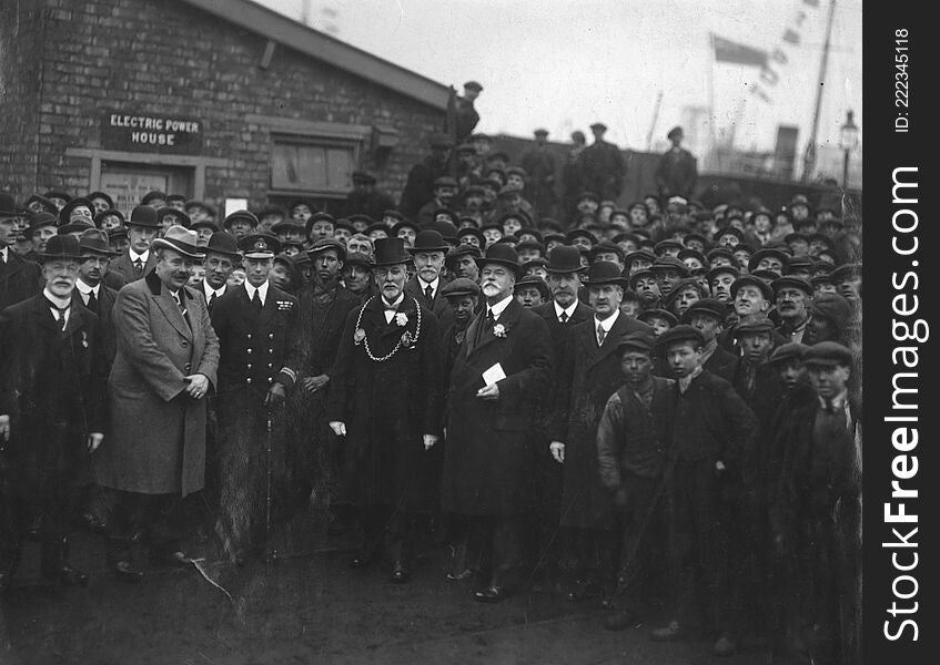 This photograph shows the future King George VI visiting the shipyard of John Readhead &amp; Sons Ltd, South Shields, 16 April 1920

Reference: 1061/1209/2

On 22 November Prince William will be visiting Sunderland and South Tyneside to take part in a number of youth development events.  During the visit he will also officially open Haven Point, the new leisure centre in South Shields.

To celebrate this Tyne &amp; Wear Archives has produced a short flickr set remembering past royal visits to the region’s shipyards.  Most of the visits featured here took place during difficult times and they gave a real boost to public spirits in the face of two World Wars.

A short blog relating to these images can be read  here .

These images are part of the Tyne &amp; Wear Archives Shipyard Collection. In July 2013 the outstanding historical significance of the Collection was recognised by UNESCO through its inscription to the UK Memory of the World Register.

&#x28;Copyright&#x29; We&#x27;re happy for you to share these digital images within the spirit of The Commons. Please cite &#x27;Tyne &amp; Wear Archives &amp; Museums&#x27; when reusing. Certain restrictions on high quality reproductions and commercial use of the original physical version apply though; if you&#x27;re unsure please email archives@twmuseums.org.uk. This photograph shows the future King George VI visiting the shipyard of John Readhead &amp; Sons Ltd, South Shields, 16 April 1920

Reference: 1061/1209/2

On 22 November Prince William will be visiting Sunderland and South Tyneside to take part in a number of youth development events.  During the visit he will also officially open Haven Point, the new leisure centre in South Shields.

To celebrate this Tyne &amp; Wear Archives has produced a short flickr set remembering past royal visits to the region’s shipyards.  Most of the visits featured here took place during difficult times and they gave a real boost to public spirits in the face of two World Wars.

A short blog relating to these images can be read  here .

These images are part of the Tyne &amp; Wear Archives Shipyard Collection. In July 2013 the outstanding historical significance of the Collection was recognised by UNESCO through its inscription to the UK Memory of the World Register.

&#x28;Copyright&#x29; We&#x27;re happy for you to share these digital images within the spirit of The Commons. Please cite &#x27;Tyne &amp; Wear Archives &amp; Museums&#x27; when reusing. Certain restrictions on high quality reproductions and commercial use of the original physical version apply though; if you&#x27;re unsure please email archives@twmuseums.org.uk