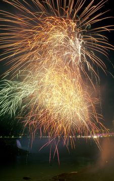 Niagara Falls Fireworks Stock Image Niagara Falls Fireworks Stock Image