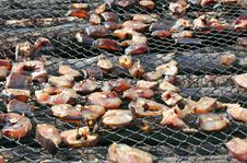 Dried Fish In The Fisherman Village Royalty Free Stock Photo Dried Fish In The Fisherman Village Royalty Free Stock Photo