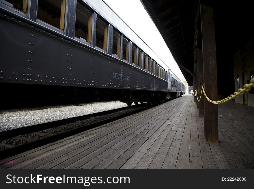 Historical Train Station In Old Sacramento