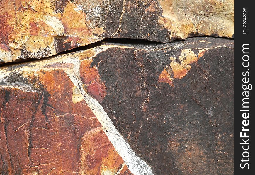 Natural patterns on rock found in Queensland, Australia. Natural patterns on rock found in Queensland, Australia