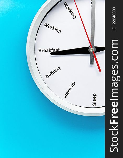 Concept image of breakfast time. Concept image of breakfast time