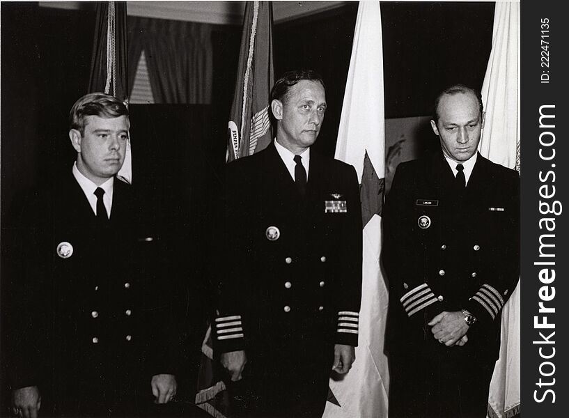 Legion of Merit for Captain Voss, Captain Lukash and Navy Commendation Medal for Chief Hospital Corpsman King of the White House Physician&#x27;s office.  [Portraits.] [Scene.] William M. Lukash, Rear Admiral.

03/07/1969; BuMed PR 69059

Navy Medicine Historical Files Collection - Biographical 
09-8634-003
Print b&amp;w 8X10. Legion of Merit for Captain Voss, Captain Lukash and Navy Commendation Medal for Chief Hospital Corpsman King of the White House Physician&#x27;s office.  [Portraits.] [Scene.] William M. Lukash, Rear Admiral.

03/07/1969; BuMed PR 69059

Navy Medicine Historical Files Collection - Biographical 
09-8634-003
Print b&amp;w 8X10