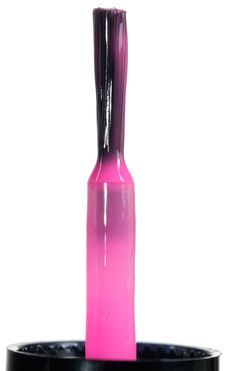 Brush With Pink Nail Polish Stock Image
